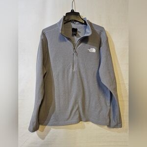 The North Face Light Gray Fleece Pullover